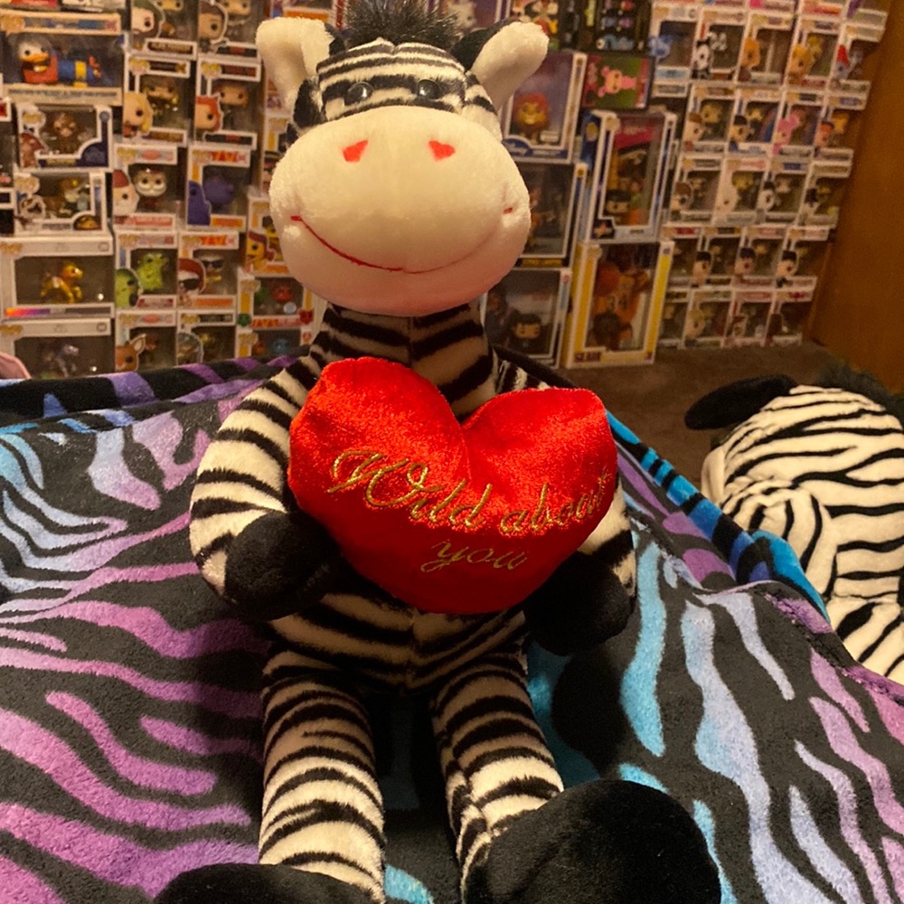 Zebra plush great condition